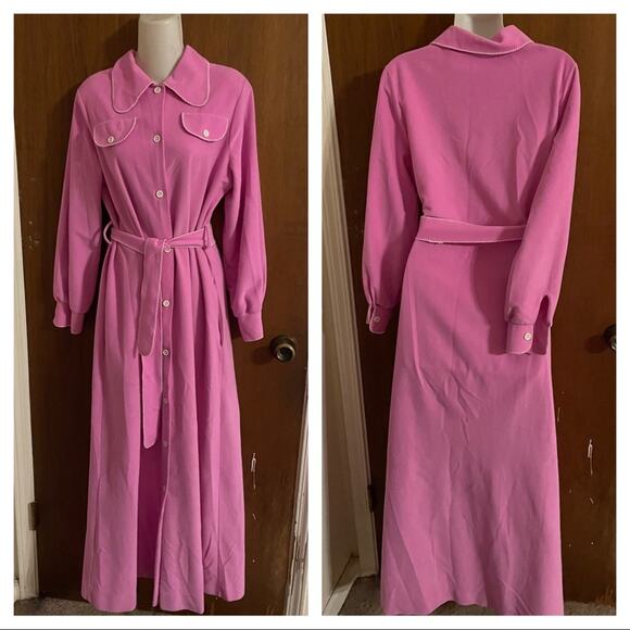 70s bubblegum duster robe - Picture 5 of 8
